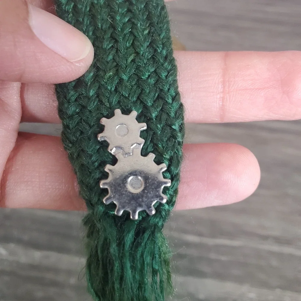 Vintage Boy Scouts BSA Webelos Tri-Color‎ Ribbon Pin, 10 Silver Tone Award Pins